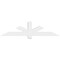 Ekena Millwork Kennewick Architectural Grade PVC Gable Bracket, 60"W x 15"H x 4"D x 4"F, 6/12 Pitch GBP060X15X0404KEN00 - alternate 4